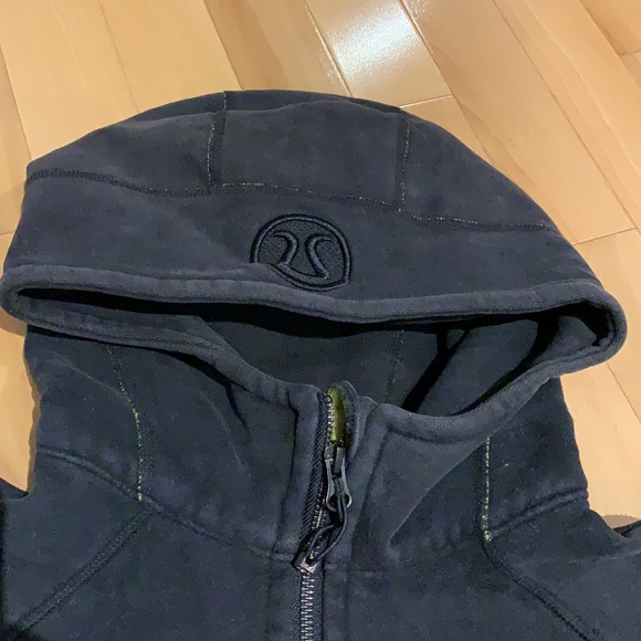 Lululemon Black Scuba Full Zip Hoodie - Size 12 - Picture 3 of 16